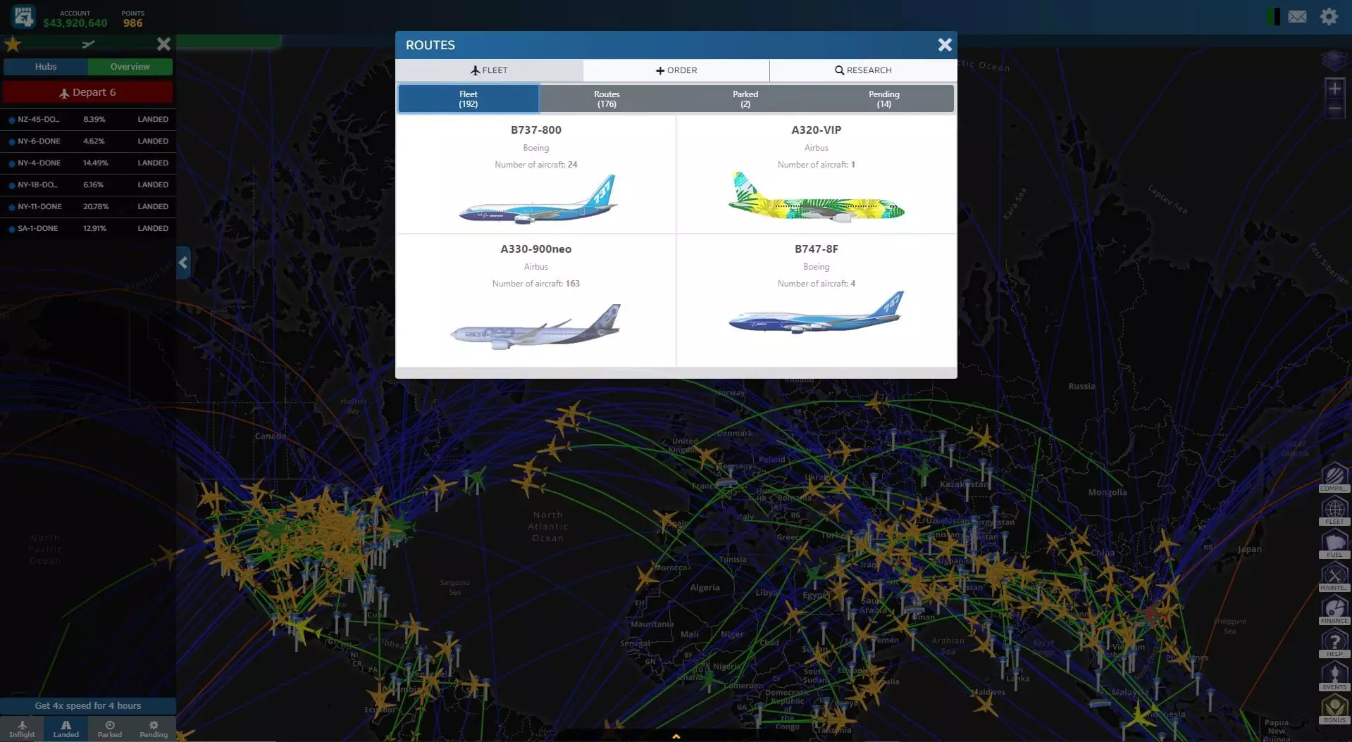 Aircraft Fleet Management